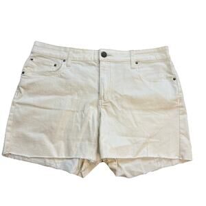 White Denim Cut Off Shorts Small 30 Daily Ritual